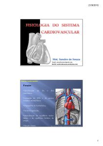 Sistema Cardiovascular - Prof. Sandro de Souza