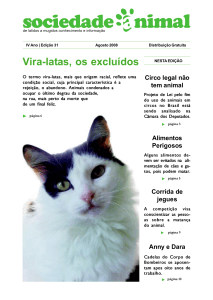 Agosto - 2008 - Jornal Sociedade Animal .História
