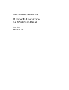 O Impacto Econômico da AIDS/HIV no Brasil