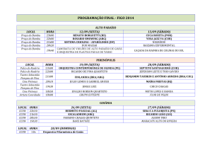 PROGRAMAÇÃO FINAL