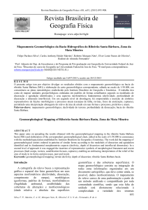 Revista Brasileira de Geografia Física