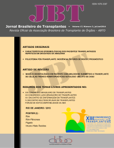 Jornal Brasileiro de Transplantes