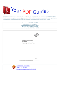 Manual de instruções INTEL DQ35MP