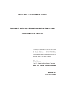 Seguimento de mulheres grávidas vacinadas - Arca