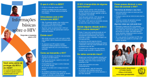 Informações básicas sobre o HIV