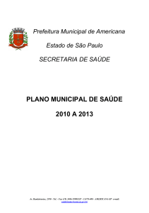 Prefeitura Municipal de Americana Estado de São Paulo