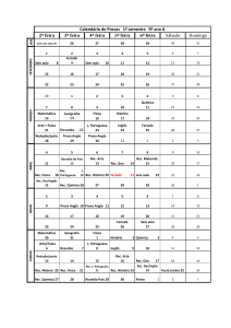 2ª feira 3ª feira 4ª feira 5ª feira 6ª feira Sábado Domingo Calendário