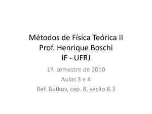 Métodos de Física Teórica II