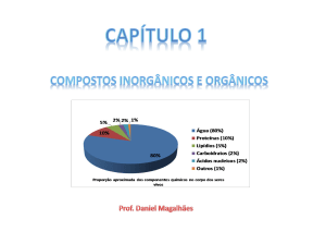 Cap. 1 - Compostos inorgânicos e orgânicos