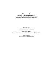 50 anos em 50: O Longo e Sinuoso Caminho do Desenvolvimento