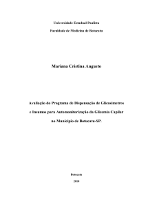 Tabela 1 - BVS MS - Ministério da Saúde