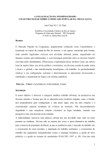 A LEGALIZAÇÃO DA INFORMALIDADE - PUC-Rio