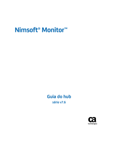 Guia do hub do Nimsoft Monitor