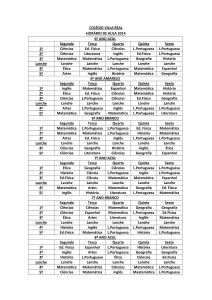 Horário Ensino Fundamental 2 - 2014