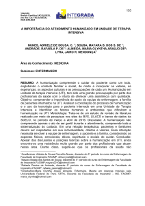 155 A IMPORTÂNCIA DO ATENDIMENTO HUMANIZADO EM