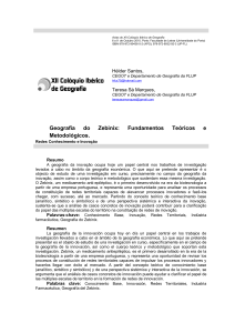 Geografia do Zebinix: Fundamentos Teóricos e Metodológicos.