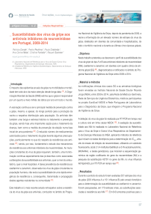 _ Suscetibilidade dos vírus da gripe aos antivirais inibidores da