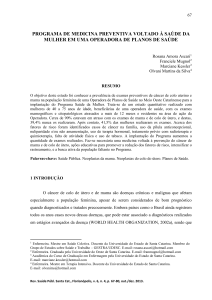 programa de medicina preventiva voltado à saúde da mulher em