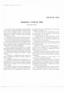 Anamnese e Ciclo de Vida - Acta Pediátrica Portuguesa