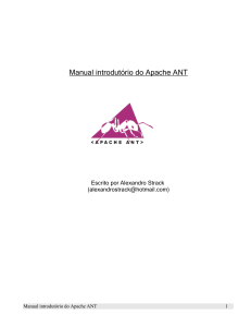 Manual introdutório do Apache ANT - PUC-Rio