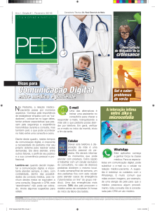 PED+ Boletim nº1 2016 - Dr. Raul Emrich Melo