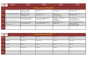 Ensino Fundamental II 6º ano M Ensino Fundamental II 6º ano T