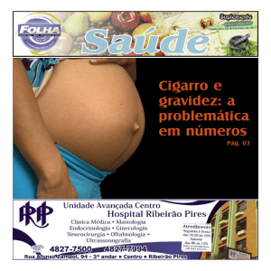 Cigarro e gravidez: a problemática em números
