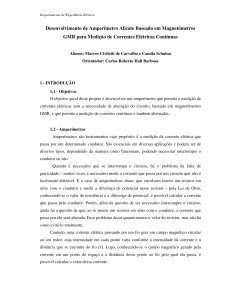 Desenvolvimento de Amperímetro Alicate Baseado em - PUC-Rio