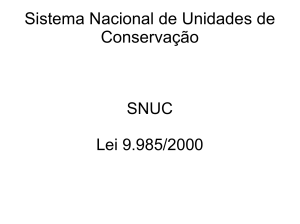 Sistema Nacional de Unidades de Conservação