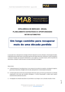 Projeções MA8 - Setor Automotivo