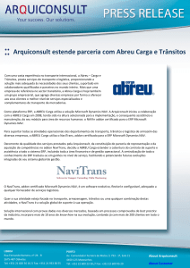 Arquiconsult estende parceria com Abreu Carga e Trânsitos