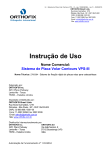 Sistema de Placa Volar Contours VPS – III – reg0086