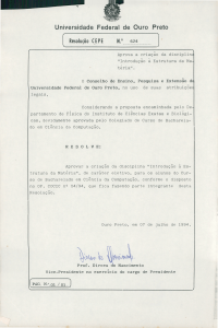 Universidade Federal de Ouro Preto Resolução c:EPE