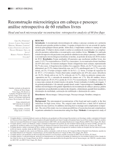 Reconstrução microcirúrgica em cabeça e pescoço: análise