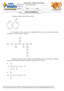 1) Forneça a fórmula molecular do α