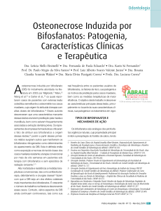 Osteonecrose Induzida por Bifosfanatos: Patogenia