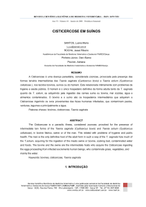CISTICERCOSE EM SUÍNOS SANTOS, Luana Maria