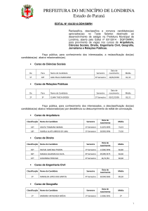 Edital 184/2014 - Prefeitura de Londrina