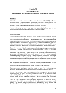 Declaração Conselheiro Jorge Sequeiros