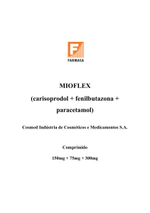 MIOFLEX (carisoprodol + fenilbutazona + paracetamol)