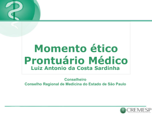 prontuário médico