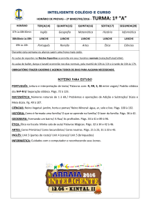 INTELIGENTE COLÉGIO E CURSO