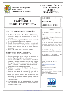 pip53 professor i língua portuguesa