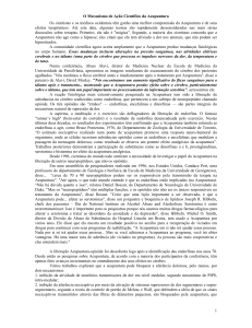 O Mecanismo de A&ccedil;&atilde;o Cient&iacute;fico da Acupuntura