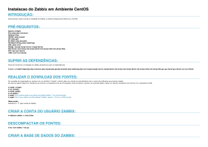 Instalação do Zabbix 1.8 em Ambiente CentOS 5.4