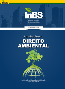 O meio ambiente na C.. - Instituto Brasileiro de Sustentabilidade