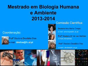 Biologia Humana e Ambiente - FCUL