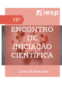 Resumos Encontro de Iniciação Científica 2015