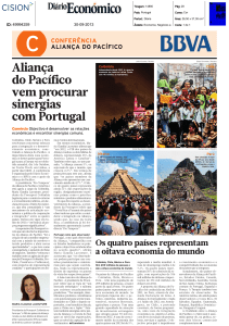 Aliança do Pacífico vem procurar sinergias com Portugal