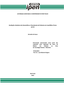 Avaliação citotóxica de Amoxicilina e Clavulanato de Potássio em